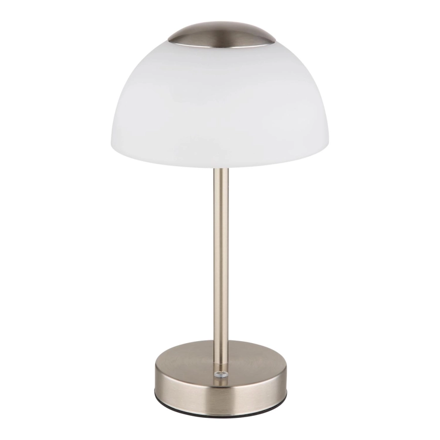 Globo - LED Dimbare oplaadbare tafellamp LED/2,5W/5V 1800mAh 2700K/4000K/6500K mat chroom