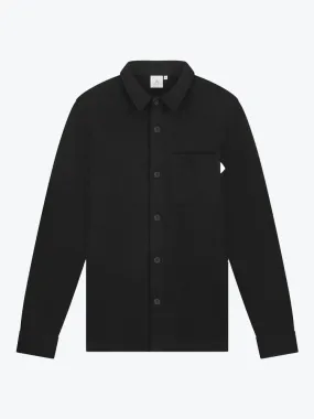 Law Of The Sea - Melpomene Brushed Jersey Shirt Black - Overhemden - Heren