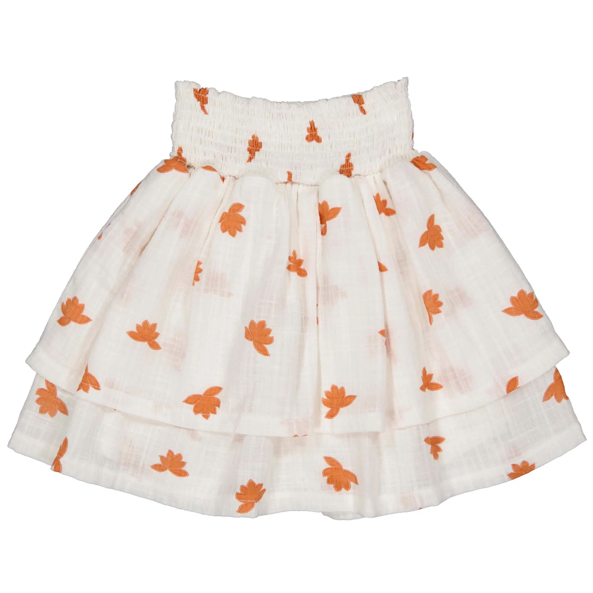 LEVV  SKIRT RIVA  AOP ORANGE FLOWER