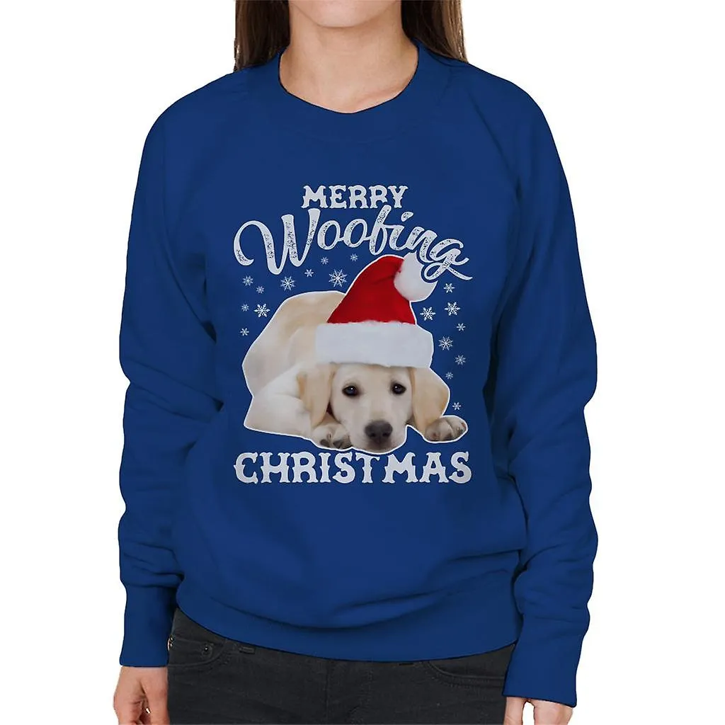 Merry Woofing kerst Dog Women's Sweatshirt