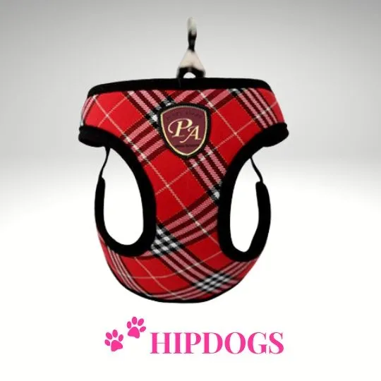 Puppy Angel Honden soft harnas London Calling Rood