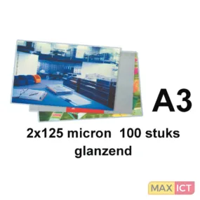 Staples Lamineerhoes budget a3 2x125micron