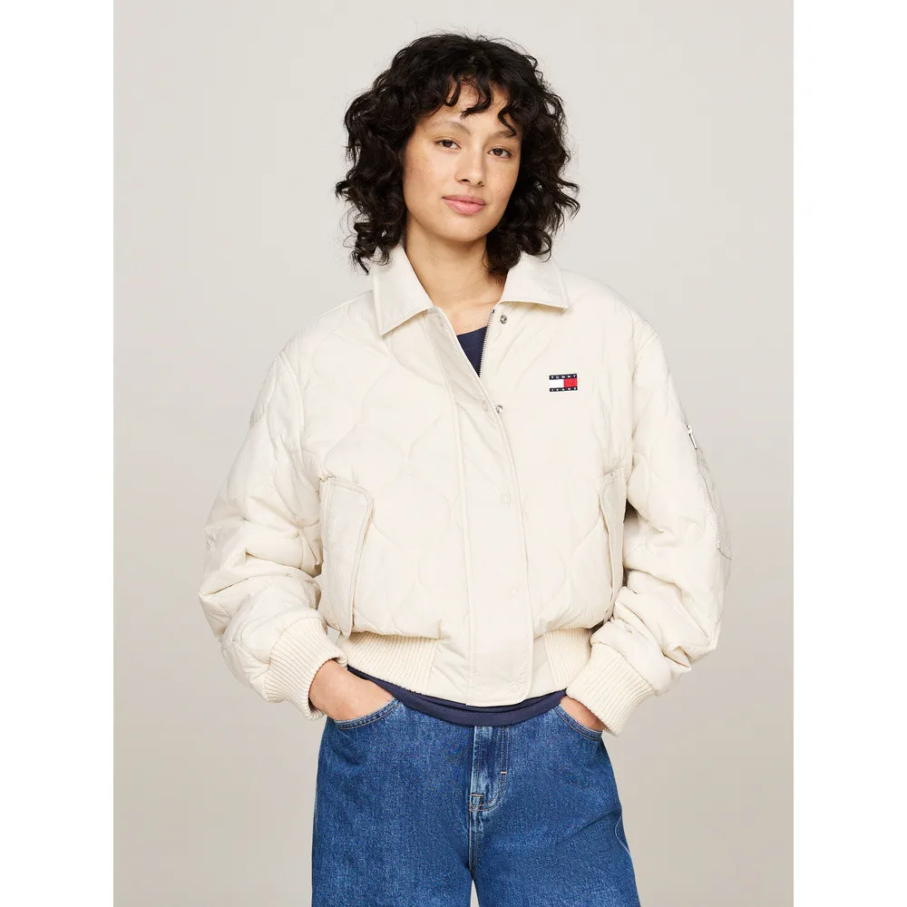   Tommy Hilfiger TJW Onion Quilt Bomber Beige