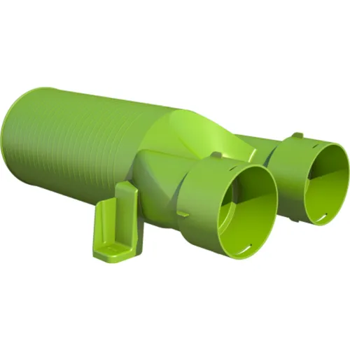 Ubbink Air Excellent AE34c ventieladapter 180° 125 met 1 afdekkap