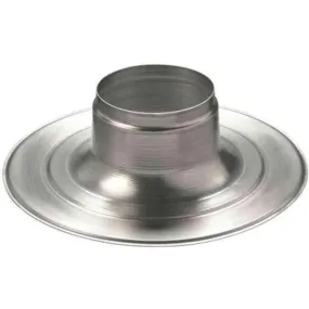 Ubbink plakplaat Ø130mm - hoogte 120mm - aluminium - 0146139