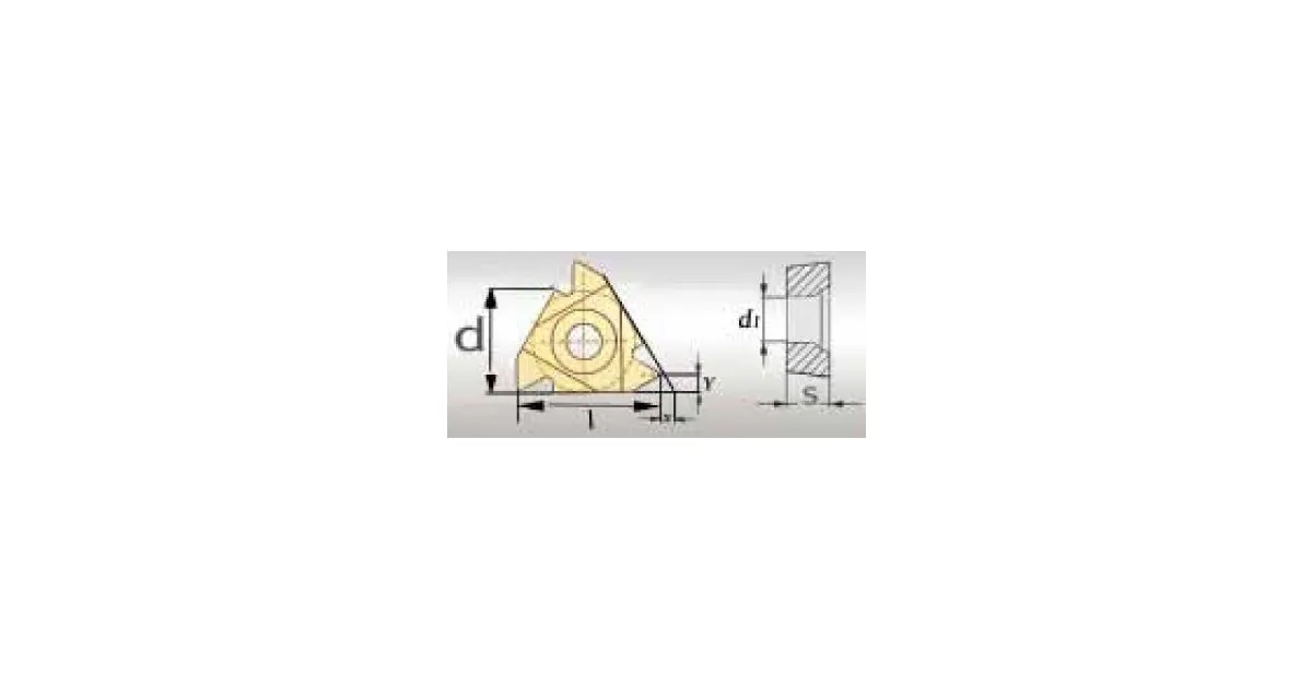 WISSELPLAAT 60° GECOAT 16ERA60 BUITENDRAAD 0.51.5 MM GR16  5 STUKS OPTIMUM